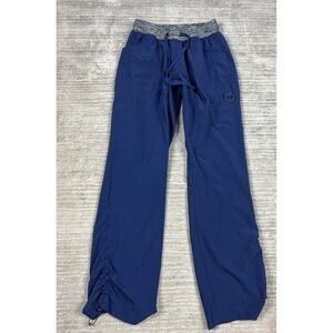 Gt Performance Scrub Pants Womens Medium Blue Polyester Blend Pull On